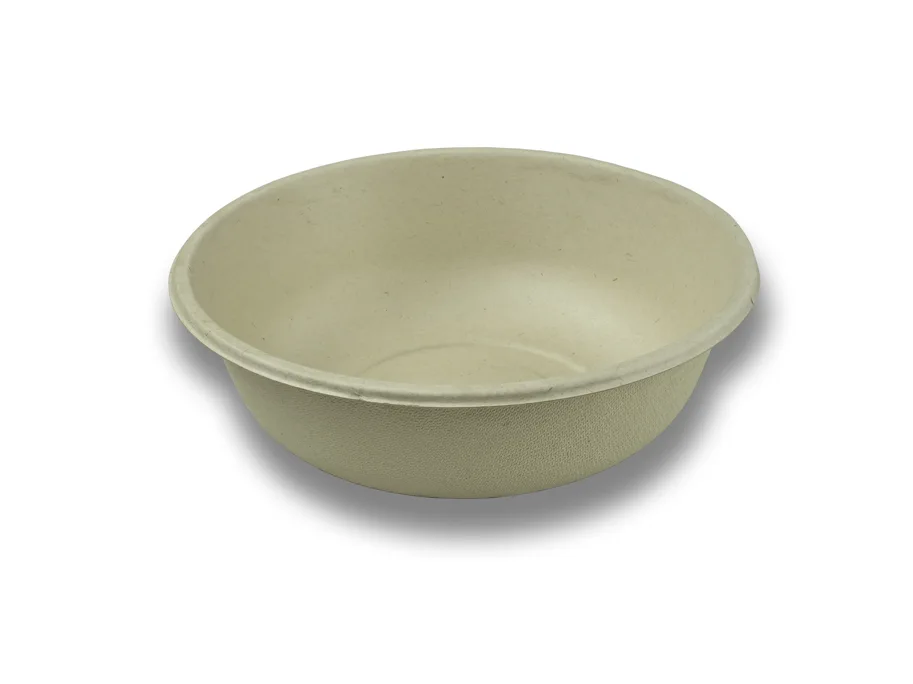 Bol à salade jetable en bagasse, 950ml, ø18.5cm